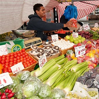 Otley Market and Ilkley