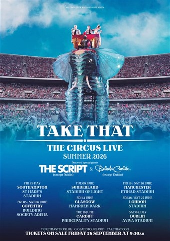 Take That - The Circus Live 2026!